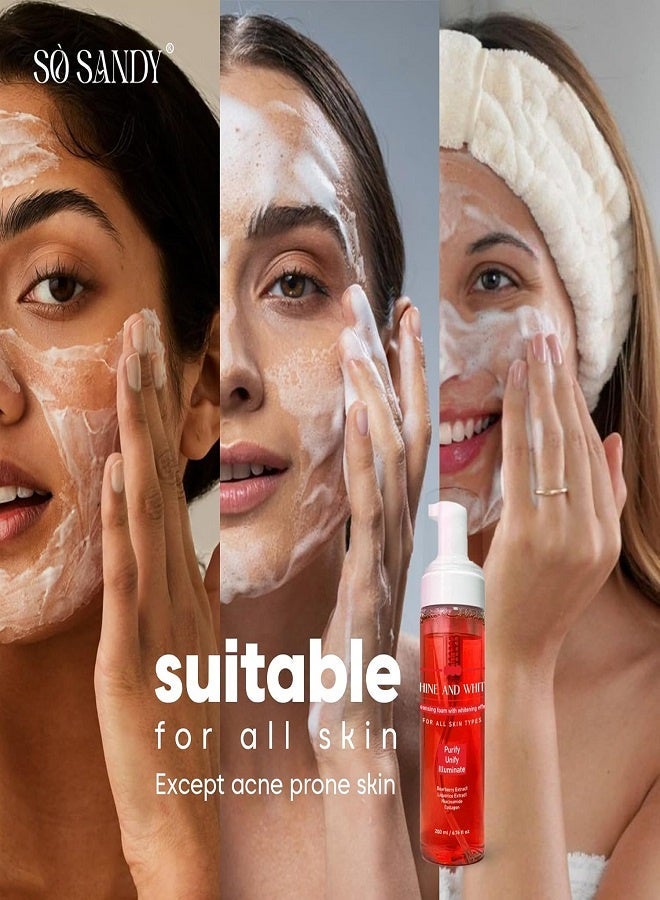 So Sandy Shine and White Foam Cleanser For Whitening - 200 ml - Image 5